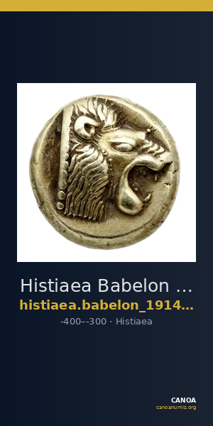 Histiaea Babelon 1914 193-195 — CANOA