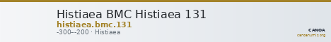 Histiaea BMC Histiaea 131 — CANOA