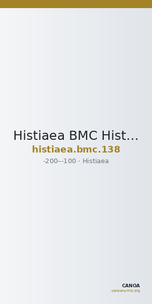 Histiaea BMC Histiaea 138 — CANOA