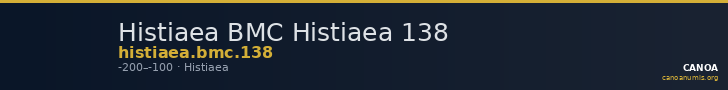 Histiaea BMC Histiaea 138 — CANOA