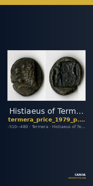 Histiaeus of Termera Termera Price,  NNF-NYTT 1979 p. 11, fig. 1 — CANOA