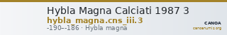 Hybla Magna Calciati 1987 3 — CANOA