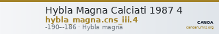 Hybla Magna Calciati 1987 4 — CANOA