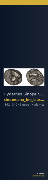 Hydarnes Sinope SNG BM Black Sea 1448-1451 — CANOA