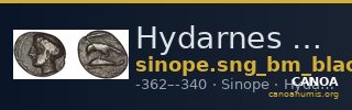 Hydarnes Sinope SNG BM Black Sea 1448-1451 — CANOA