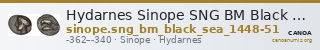Hydarnes Sinope SNG BM Black Sea 1448-1451 — CANOA