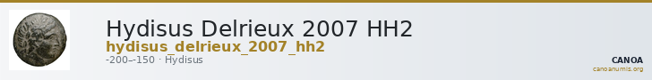 Hydisus Delrieux 2007 HH2 — CANOA