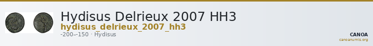 Hydisus Delrieux 2007 HH3 — CANOA