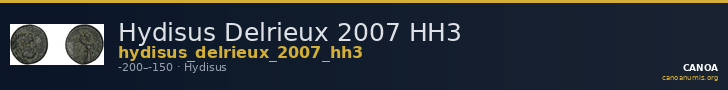 Hydisus Delrieux 2007 HH3 — CANOA