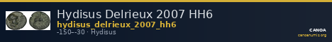 Hydisus Delrieux 2007 HH6 — CANOA