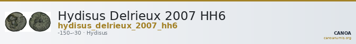 Hydisus Delrieux 2007 HH6 — CANOA
