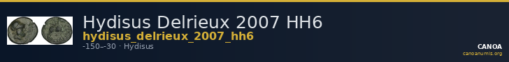 Hydisus Delrieux 2007 HH6 — CANOA