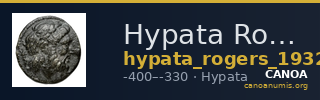 Hypata Rogers 1932 267-268 — CANOA