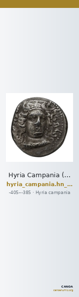 Hyria Campania (Hyrietes, Hyrianoi) Historia Numorum Italy 540 — CANOA