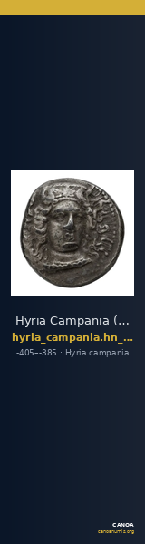 Hyria Campania (Hyrietes, Hyrianoi) Historia Numorum Italy 540 — CANOA
