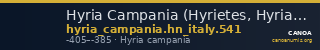 Hyria Campania (Hyrietes, Hyrianoi) Historia Numorum Italy 541 — CANOA