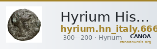 Hyrium Historia Numorum Italy 666 — CANOA