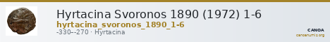 Hyrtacina Svoronos 1890 (1972) 1-6 — CANOA