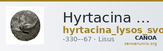 Hyrtacina Svoronos 1890 (1972) 8-9 — CANOA