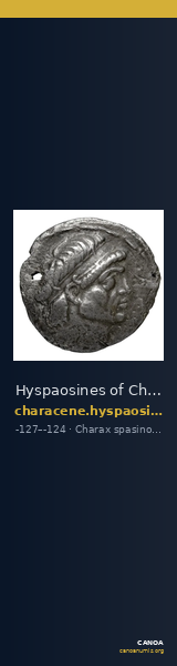 Hyspaosines of Characene Charax Spasinou BMC Characene pl. 54, 1 — CANOA