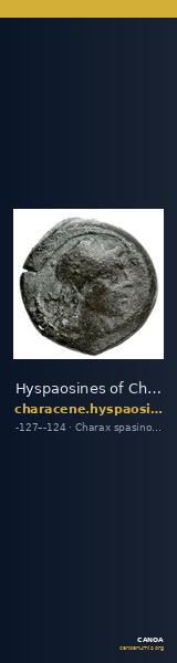 Hyspaosines of Characene Charax Spasinou Le Rider 1959 1 — CANOA