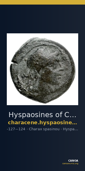 Hyspaosines of Characene Charax Spasinou Le Rider 1959 1 — CANOA
