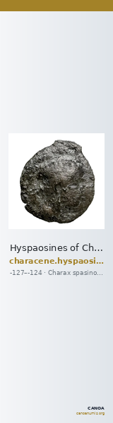 Hyspaosines of Characene Charax Spasinou Le Rider 1959 2-3 — CANOA