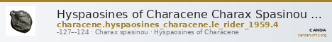 Hyspaosines of Characene Charax Spasinou Le Rider 1959 4 — CANOA