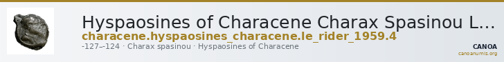 Hyspaosines of Characene Charax Spasinou Le Rider 1959 4 — CANOA