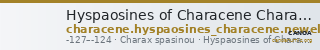 Hyspaosines of Characene Charax Spasinou Newell 1925 4-6 — CANOA