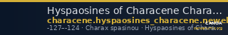 Hyspaosines of Characene Charax Spasinou Newell 1925 4-6 — CANOA
