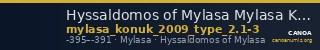 Hyssaldomos of Mylasa Mylasa Konuk 2009 Type 2.1-3 — CANOA