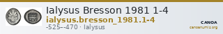 Ialysus Bresson 1981 1-4 — CANOA