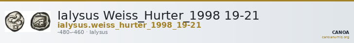 Ialysus Weiss_Hurter_1998 19-21 — CANOA