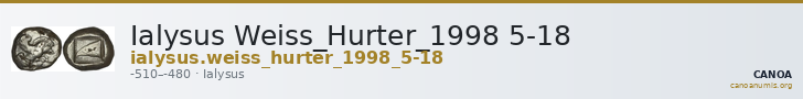 Ialysus Weiss_Hurter_1998 5-18 — CANOA