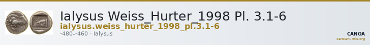 Ialysus Weiss_Hurter_1998 Pl. 3.1-6 — CANOA