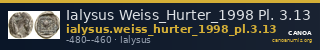 Ialysus Weiss_Hurter_1998 Pl. 3.13 — CANOA