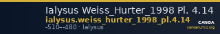 Ialysus Weiss_Hurter_1998 Pl. 4.14 — CANOA