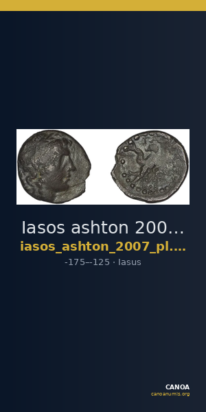 Iasos ashton 2007 pl. 12, 163-13, 175 — CANOA