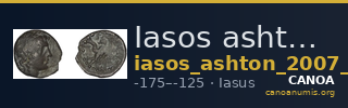 Iasos ashton 2007 pl. 12, 163-13, 175 — CANOA
