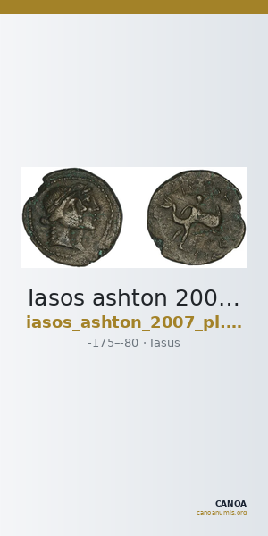 Iasos ashton 2007 pl. 13, 179-14, 214 — CANOA
