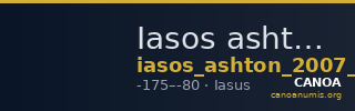 Iasos ashton 2007 pl. 15, 227 — CANOA