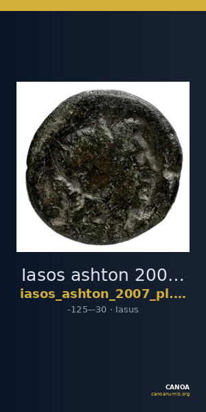 Iasos ashton 2007 pl. 15, 245-6 — CANOA