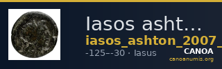 Iasos ashton 2007 pl. 15, 245-6 — CANOA