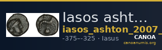 Iasos ashton 2007 pl. 7, 22-8 — CANOA