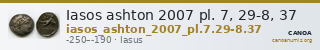 Iasos ashton 2007 pl. 7, 29-8, 37 — CANOA