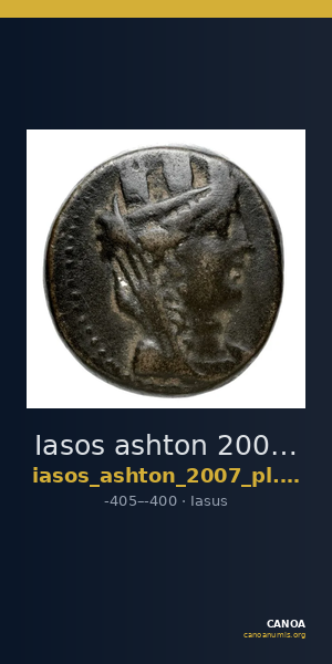 Iasos ashton 2007 pl. 7, 9 — CANOA