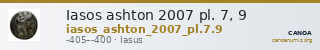 Iasos ashton 2007 pl. 7, 9 — CANOA