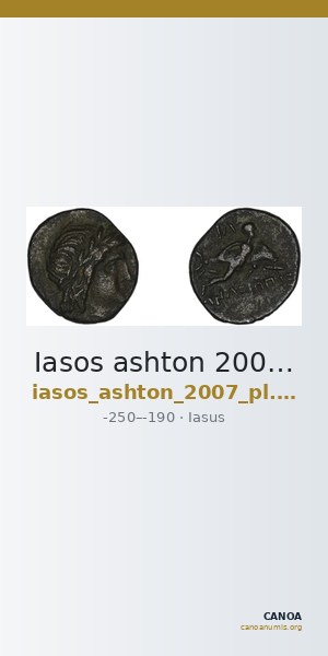 Iasos ashton 2007 pl. 8, 52-12, 162 — CANOA