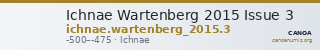 Ichnae Wartenberg 2015 Issue 3 — CANOA